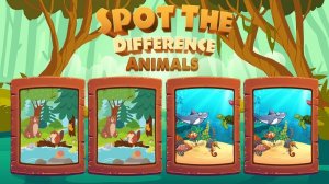 Spot the Difference Animals - Puzzle Game