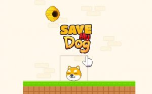 Save the Dog - Line Drawing Defense Game