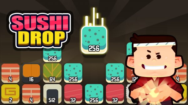 Sushi Merge Puzzle